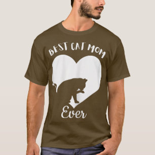 T-shirt Meilleur Chat Maman Jamais mignonne Chats Noirs Vi