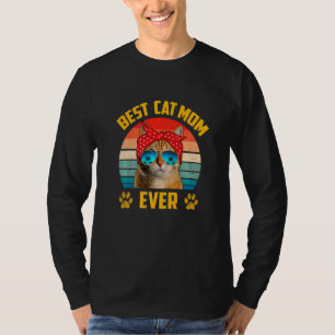 T-shirt Meilleur Chat Maman Jamais Rétro Vintage Meilleur 