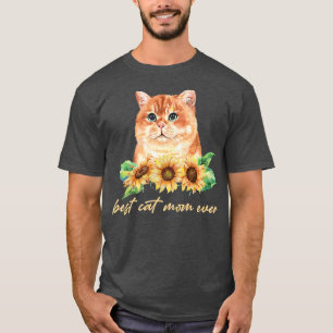 T-shirt Meilleur Chat Maman toujours mignon Amoureux de le