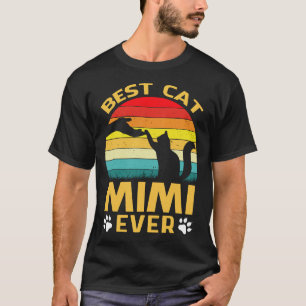 T-shirt Meilleur Chat MIMI Jamais Rétro Vintage