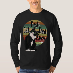T-shirt Meilleur Chat Papa Ever Tuxedo Fête des pères Cade