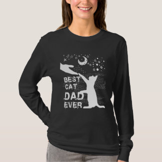T-shirt Meilleur Chat Papa Jamais Chat Papa Père Fête du P