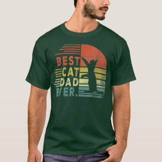 T-shirt Meilleur Chat Papa Jamais Hommes Cadeaux Chat Pour