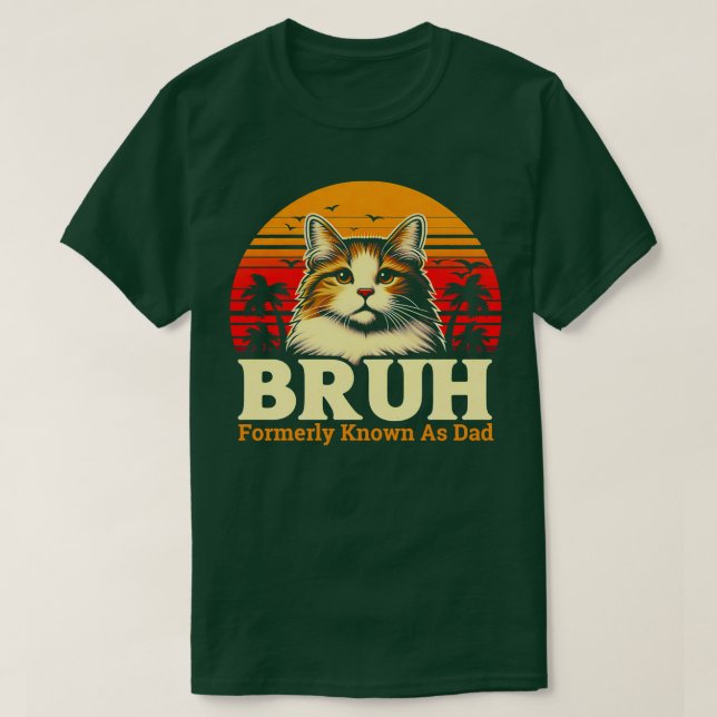 T-shirt Meilleur Chat Papa Jamais Père Fête des pères Cade (Design devant)