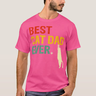 T-shirt Meilleur Chat Papa Jamais T Drôle Chat Papa Père J