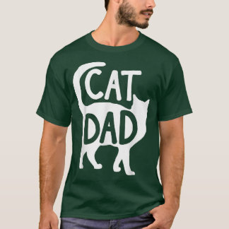 T-shirt Meilleur Chat Papa Jamais t pour papa sur fête des