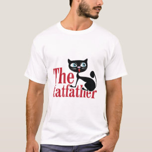 T-shirt Meilleur Chat Papa, Le Parrain, Fête des pères Drô