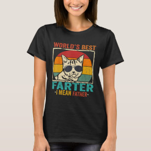 T-shirt Meilleur Chat Papa Meilleur Meilleur Farter du mon