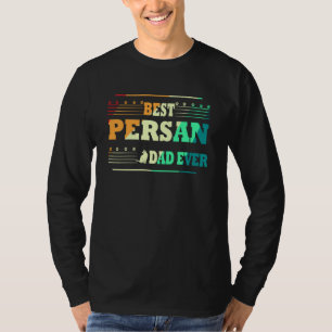 T-shirt Meilleur chat persan papa Ever pour homme cadeaux