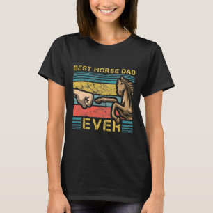 T-shirt Meilleur Cheval papa Jamais Patrie Horseback Ridi