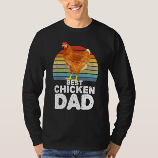T-shirt Meilleur Chicken Papa Farmer Poulet