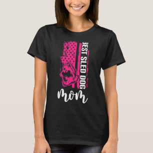 T-shirt meilleur chien de traîneau maman traîneau chien co