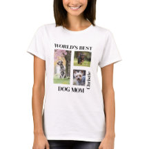 Meilleur chien du monde Maman Nom personnalisé Cad