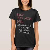 Meilleur chien maman jamais avec un nom personnali