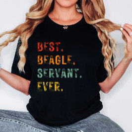 T-shirt Meilleur Chien Maman Jamais Beagle Servante Femmes