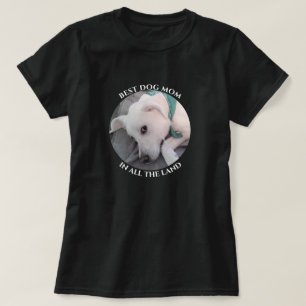 T-shirt Meilleur Chien Maman Photo Cute White Chien Chien