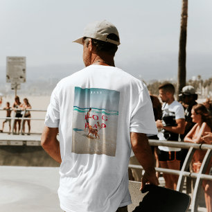T-shirt Meilleur Chien moderne Papa Jamais Photo Nom perso