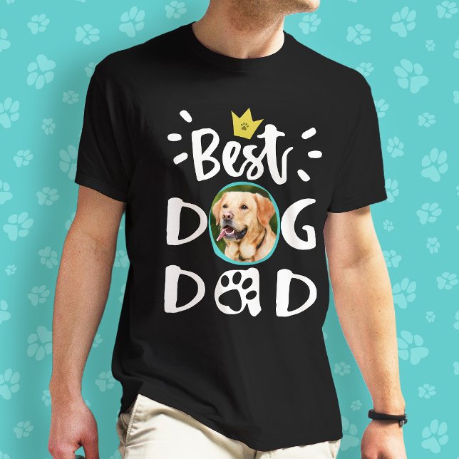 T-shirt Meilleur Chien Papa Animal de compagnie Photo Empr (Créateur téléchargé)