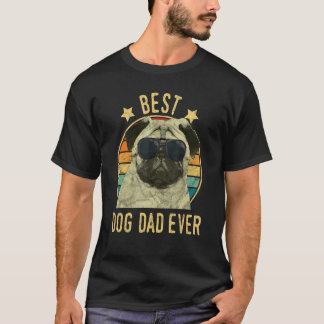 T-shirt Meilleur Chien Papa Jamais Carlin Fête des pères C