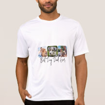 Meilleur Chien Papa Jamais - Collage Personnalisé 