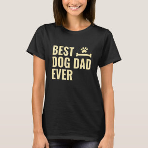 T-shirt Meilleur Chien Papa Jamais Os Pour Chiot Animal J'