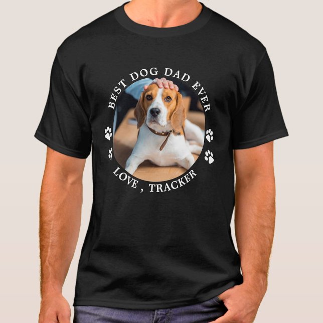 T-shirt Meilleur Chien Papa Jamais Personnalisé Animaux de (Créateur téléchargé)