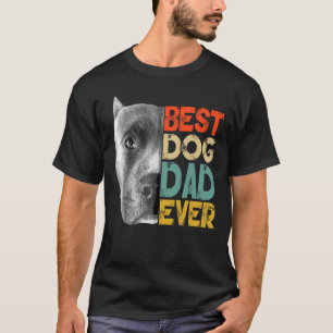 T-shirt Meilleur Chien Papa Jamais Pitbull Fête des pères 
