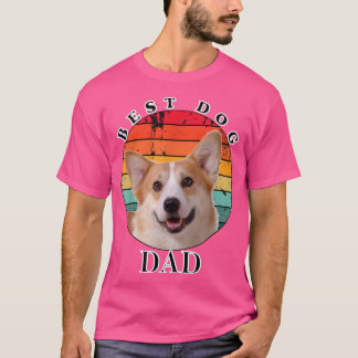 T-shirt Meilleur Chien Papa Pembroke Welsh Corgi