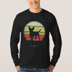 T-shirt Meilleur Chihuahua Papa Jamais Retro Chihuahua Chi