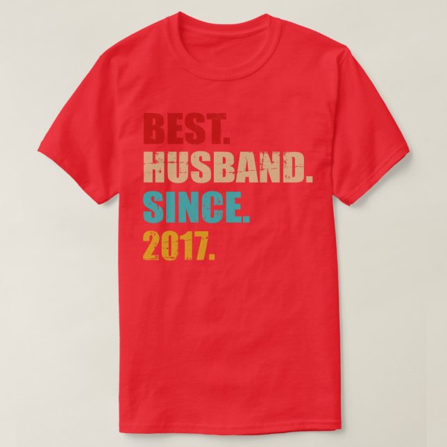 T-shirt Meilleur choix depuis 2017 pour le 5e anniversaire (Design devant)