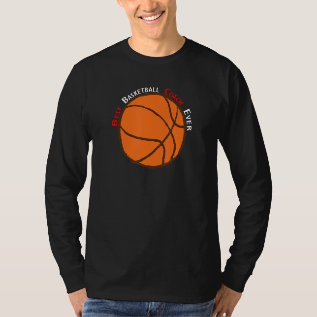 T-shirt Meilleur Coach Basketball Ever Design Cool pour Co (Devant)