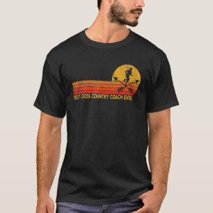 T-shirt Meilleur Coach Cross Country jamais coureur Coach