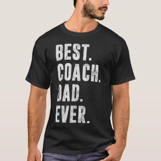 T-shirt Meilleur Coach Papa Sport 4 juillet Fête des pères