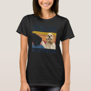 T-shirt Meilleur Cocker Américain Espagnol Papa Jamais Chi