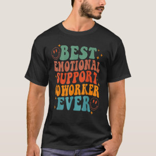 T-shirt Meilleur collègue de soutien émotionnel amusant à