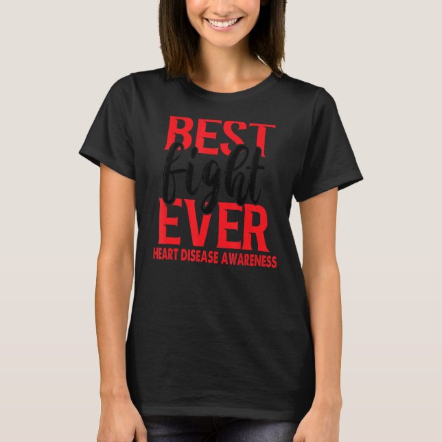 T-shirt Meilleur combat jamais de sensibilisation aux mala (Devant)