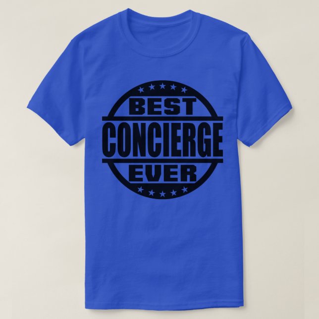 T-shirt Meilleur concierge jamais 1 (Design devant)