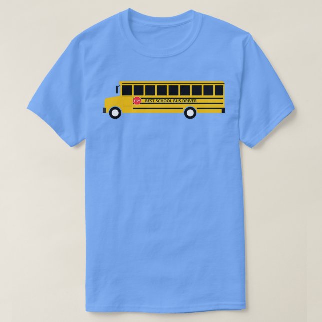 T-shirt Meilleur conducteur de bus scolaire 2 (Design devant)