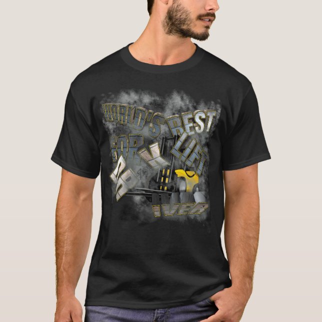 T-shirt Meilleur Conducteur de chariot élévateur à fourche (Devant)