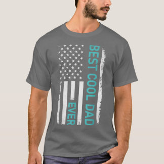 T-shirt Meilleur Cool papa jamais drapeau américain pour l