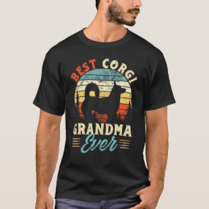 T-shirt Meilleur Corgi grand-mère jamais chien
