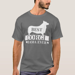 T-shirt Meilleur Corgi Maman Ever Chien Maman Costume de f