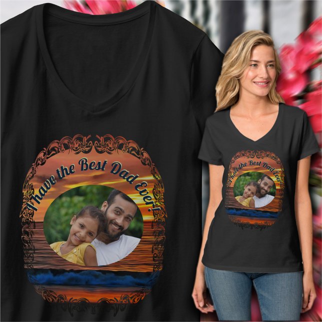 T-shirt Meilleur coucher de soleil de papa 1577 (Créateur téléchargé)