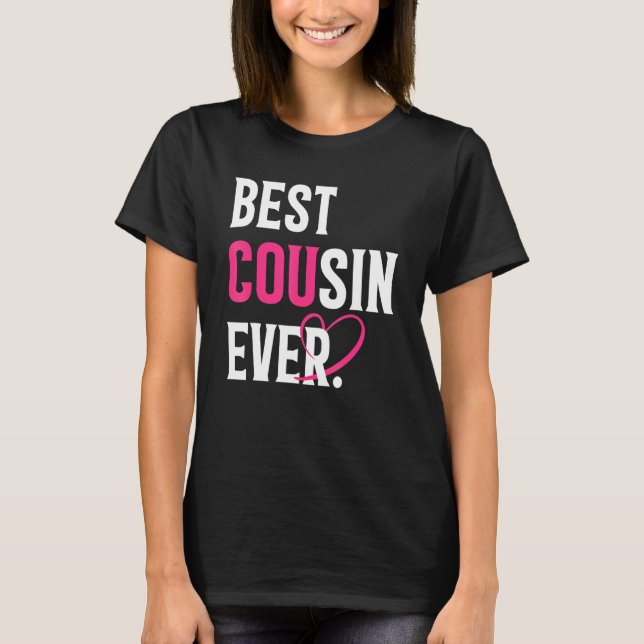 T-shirt Meilleur Cousin Jamais Drôle Cousin Lover Fête des (Devant)