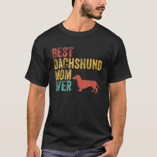 T-shirt Meilleur Dachshund Maman Ever Mama Propriétaire Am