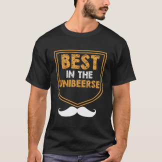 T-shirt Meilleur Dans L'Unibeerse Papa Bière Papa Buveur B