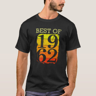 T-shirt Meilleur De 1962 Anniversaire 60 Anniversaire 60E
