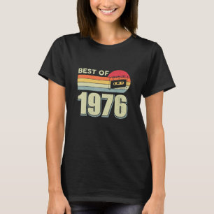T-shirt Meilleur De 1976 Bande de cassette rétro Vintage 4