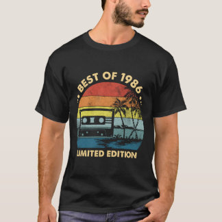 T-shirt Meilleur de 1986 37e 37