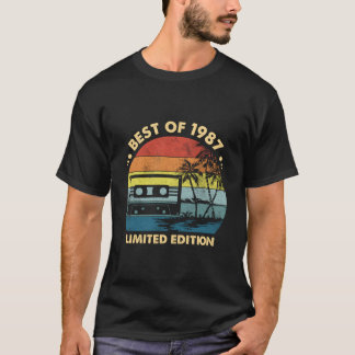 T-shirt Meilleur de 1987 36e 36
